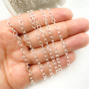 V191SS. 925 Sterling Silver Smooth Oval Link Chain