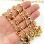 Load image into Gallery viewer, Golden Pyrite Gold Plated Double Wire Chain. PYR17
