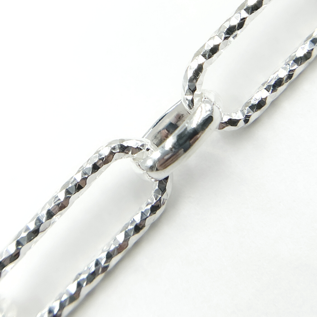 925 Sterling Silver Paperclip Chain
