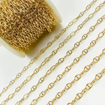 Load image into Gallery viewer, Gold Plated 925 Sterling Silver Smooth Marina Link Chain. Z2GP
