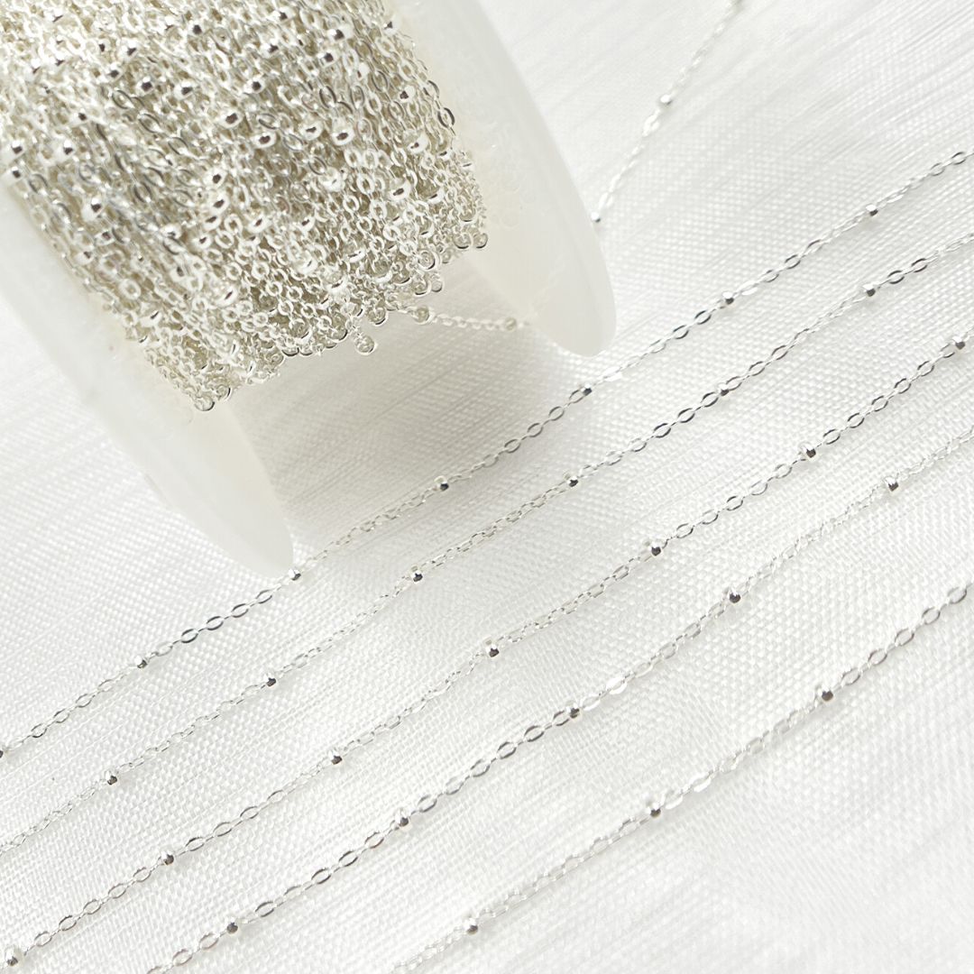 Sterling Silver Satellite Chain