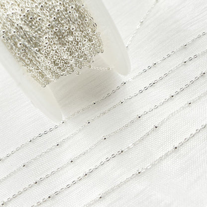 Sterling Silver Satellite Chain
