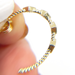 Load image into Gallery viewer, 14K Solid Gold and Diamonds Hoop Earrings