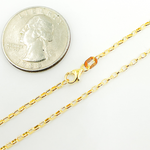 Load image into Gallery viewer, 17OBL0T70. 14K Solid Gold Cable Chain
