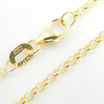 Load image into Gallery viewer, 025BLC. 14K Solid Gold Rolo Chain
