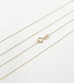 Load image into Gallery viewer, 020KF17D. 14K Solid Gold Finished Cable Chain
