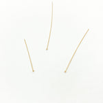 Load image into Gallery viewer, 14K Gold Filled Flat Headpin 26 Gauge 1, 1.5 &amp; 2 inch. HPGF26
