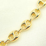 Load image into Gallery viewer, 14K Solid Yellow Gold Gucci Style Link Chain