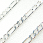 Load image into Gallery viewer, Y111SS. 925 Sterling Silver Flat Figaro Link Chain.
