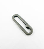 Load image into Gallery viewer, Black Rhodium Matt 925 Sterling Silver Clasp 20x6 mm. 1361BRM
