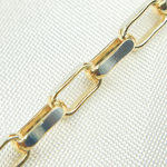 Load image into Gallery viewer, Gold Plated 925 Sterling Silver Flat Oval Link Chain. Z100GS
