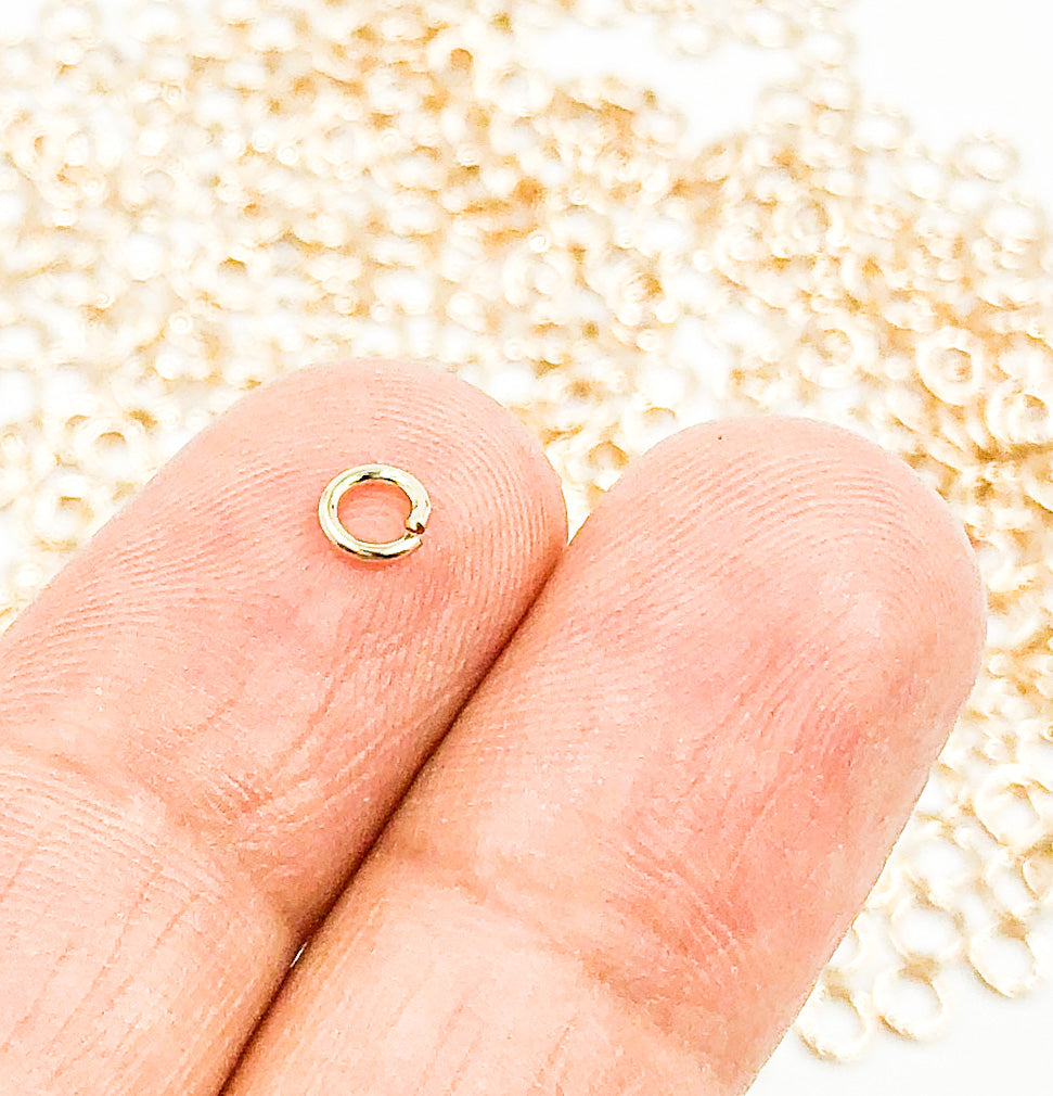 14K Gold Filled Open Jump Ring 20 Gauge 3.5mm. 4004457