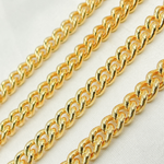 Load image into Gallery viewer, Gold Plated 925 Sterling Silver Smooth Curb Link Chain. 7005GP
