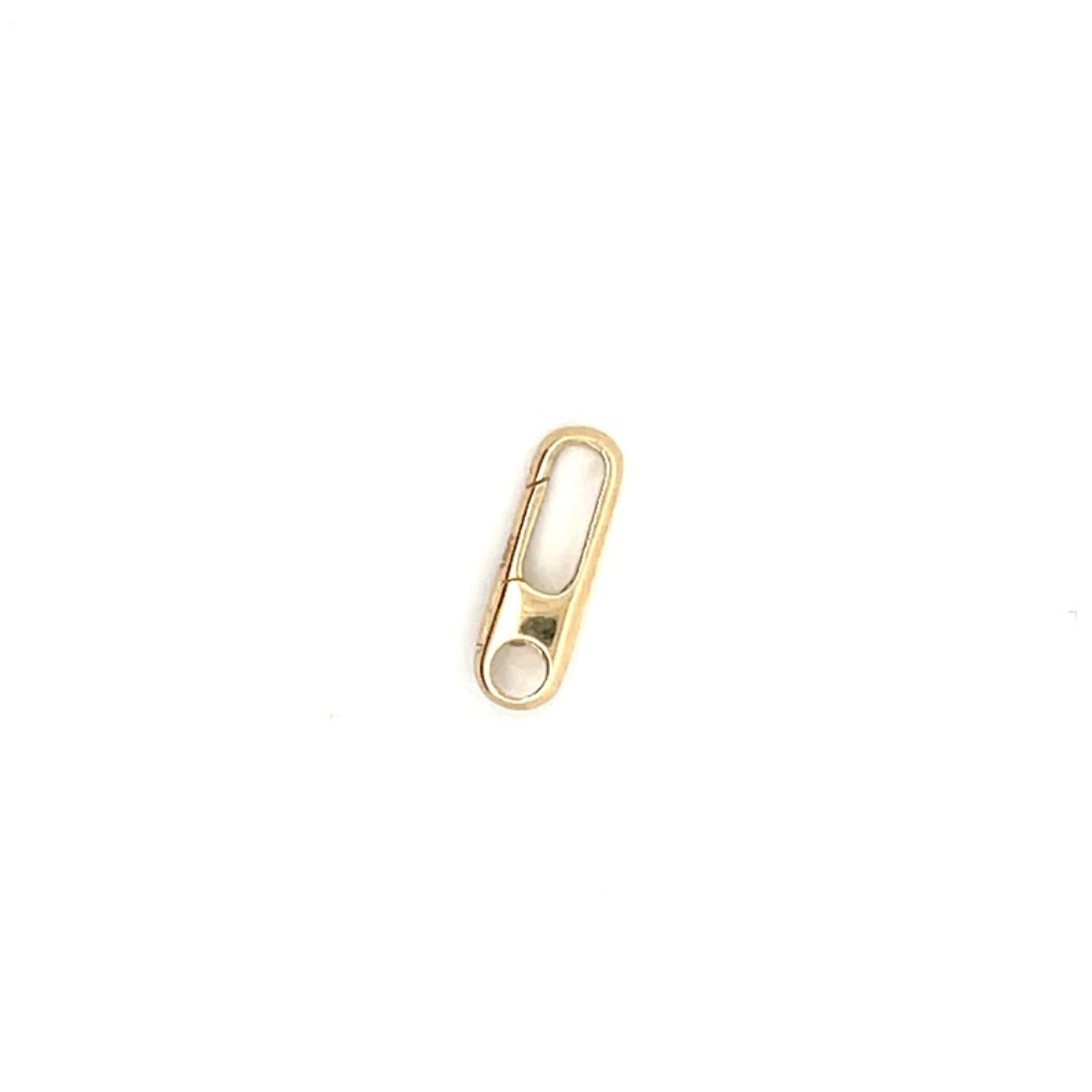 14K Solid Gold Oval Clasp. 135614K