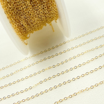 Load image into Gallery viewer, 14k Gold Filled Flat Cable Chain. 1020FGF
