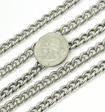 Load image into Gallery viewer, Oxidized 925 Sterling Silver Curb Chain. Y5OX
