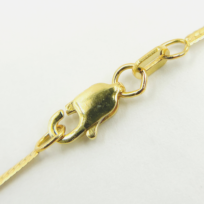 14K41 Bracelet. 14K Solid Yellow Gold Herringbone Bracelet
