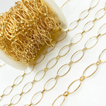 Load image into Gallery viewer, Gold Plated 925 Sterling Silver Oval Link Chain. V153GP
