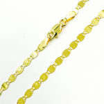 Load image into Gallery viewer, 040FV1BP26. 14K Solid Gold Diamond Cut Marina Chain
