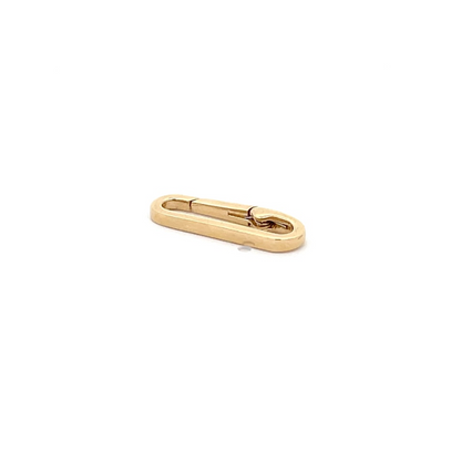 14K Solid Yellow Gold Oval Clasp