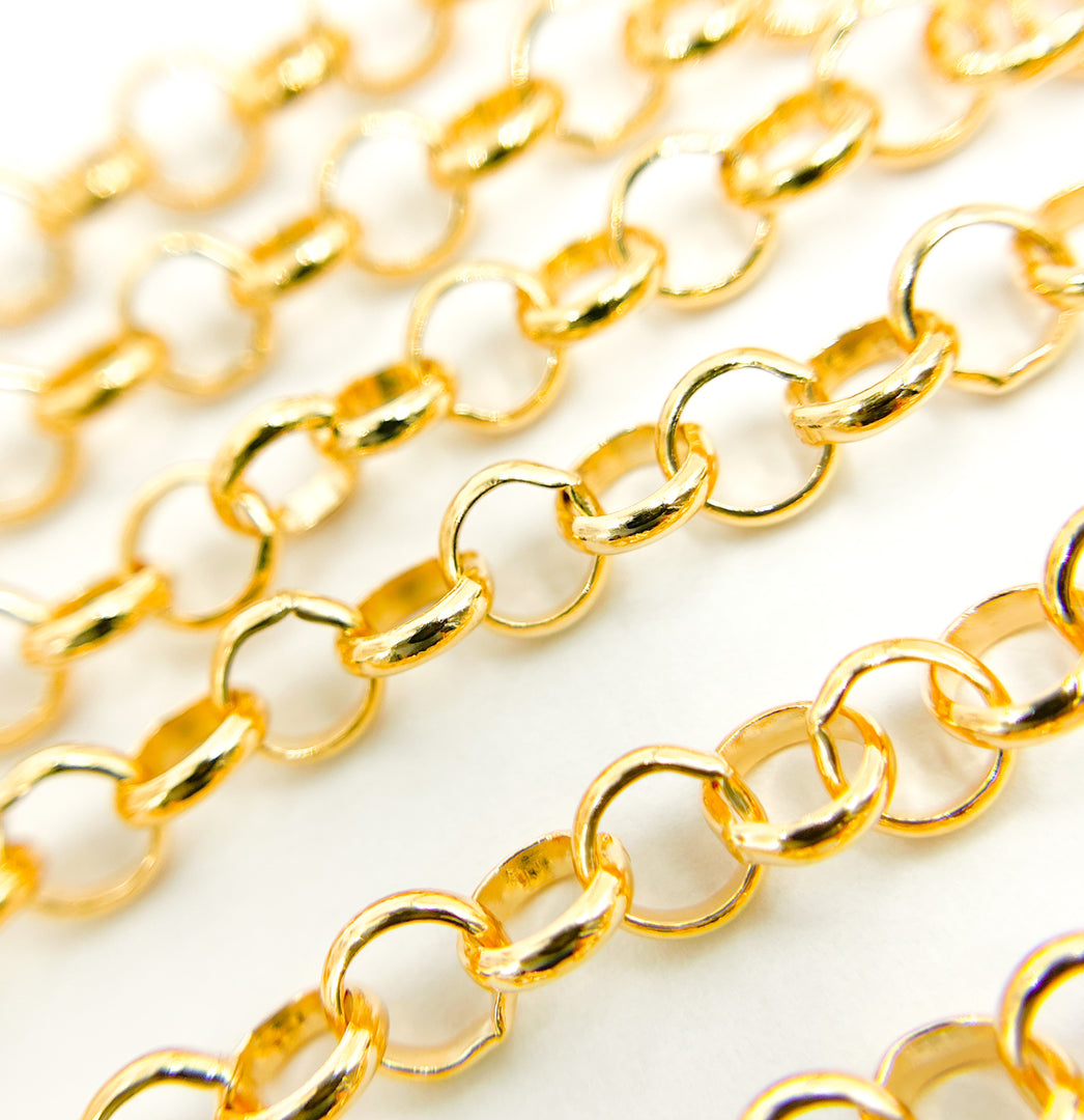 14K Gold Filled Rolo Link Chain. 564GF