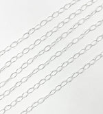 Load image into Gallery viewer, 925 Sterling Silver Oval Link Chain. 791SS
