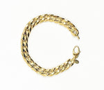 Load image into Gallery viewer, 14k Gold Curb Bracelet. 14K Solid Gold Curb Bracelet
