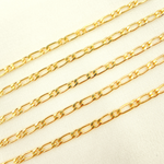 Load image into Gallery viewer, 14K Yellow Gold Filled Figaro Style Chain. 2911CHRGF
