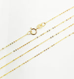 Load image into Gallery viewer, 020R03BF. 14K Solid Gold Flat Cable Chain
