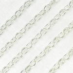 Load image into Gallery viewer, 925 Sterling Silver Flat Oval Link Chain. V64SS
