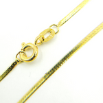 Load image into Gallery viewer, 14K41. 14K Solid Gold Diamond Cut Snake Necklace
