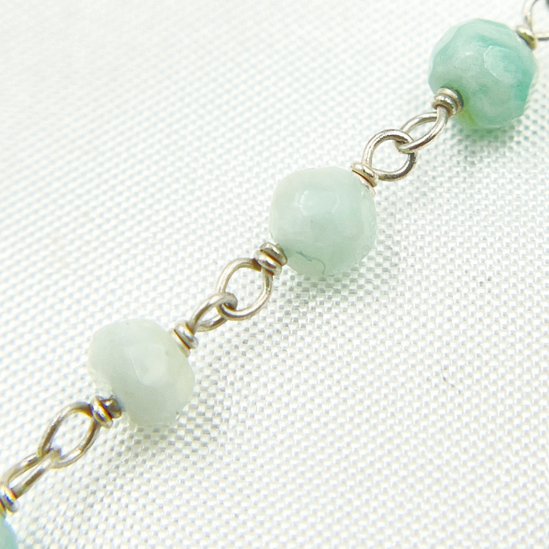 Amazonite Wire Chain