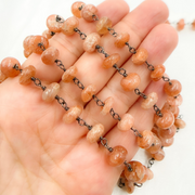 Sunstone Oxidized Wire Chain