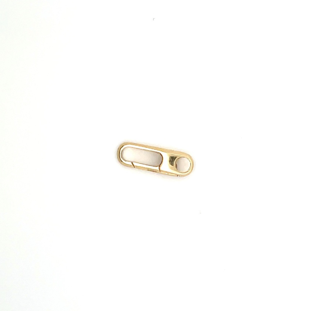 14K Solid Gold Oval Clasp. 135614K