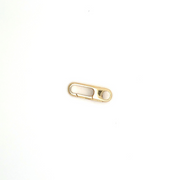 Solid Gold Oval Clasp