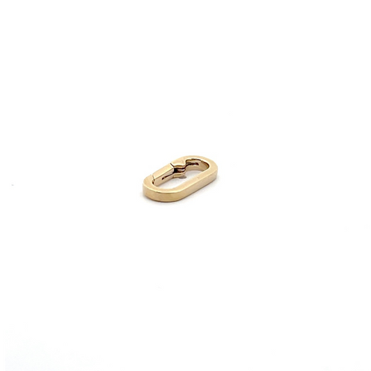 14K Solid Gold Oval Clasp