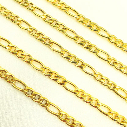 14k Gold Filled Figaro Chain