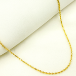 Load image into Gallery viewer, 030CRDP0L8L. 14K Solid Yellow Gold Rope Chain
