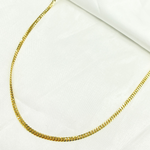 Load image into Gallery viewer, 080R04GGT2A9L001. 14k Solid Yellow Gold Flat Curb Chain
