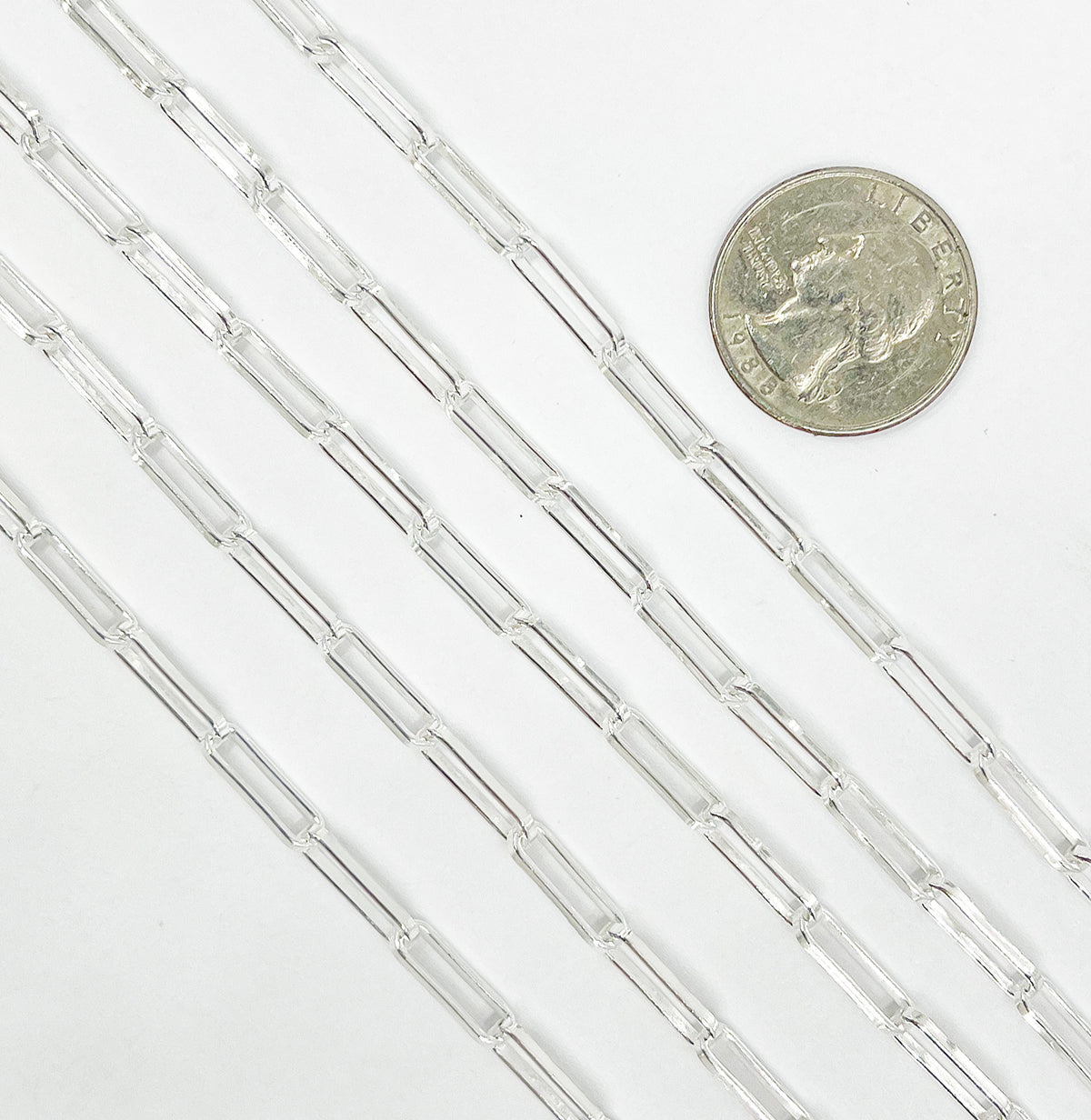 Sterling Silver Paperclip Chain