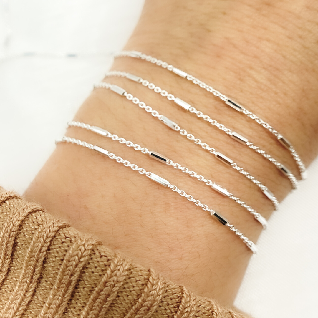 Sterling Silver Satellite Chain