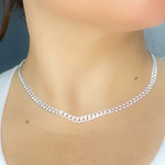 Load image into Gallery viewer, 925 Sterling Silver Monaco Necklace. 12014811GDNecklace
