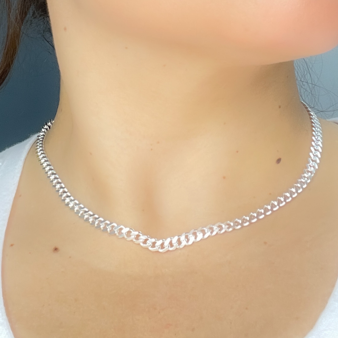 925 Sterling Silver Monaco Necklace. 12014811GDNecklace