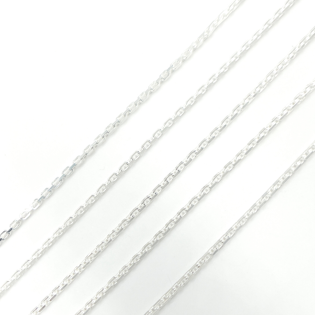 925 Sterling Silver Dainty Chain. Z38SS