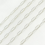 Load image into Gallery viewer, 925 Sterling Silver Hammered Paperclip Link Chain. 2505LSS
