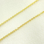 Load image into Gallery viewer, 025R01LG. 14K Solid Gold Cable Necklace
