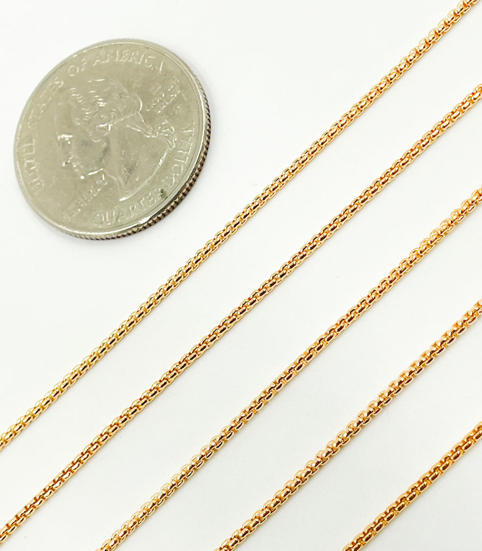 14k Gold Filled Box Chain. 774GF