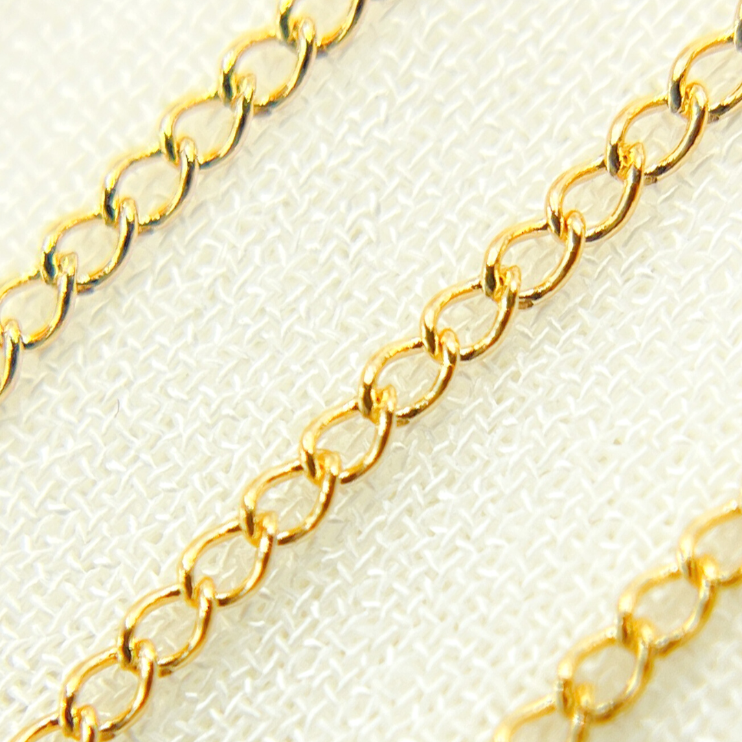 14K Gold Filled Curb Link Chain