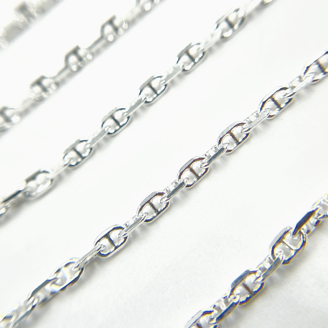 925 Sterling Silver Marina Chain. Y70SS