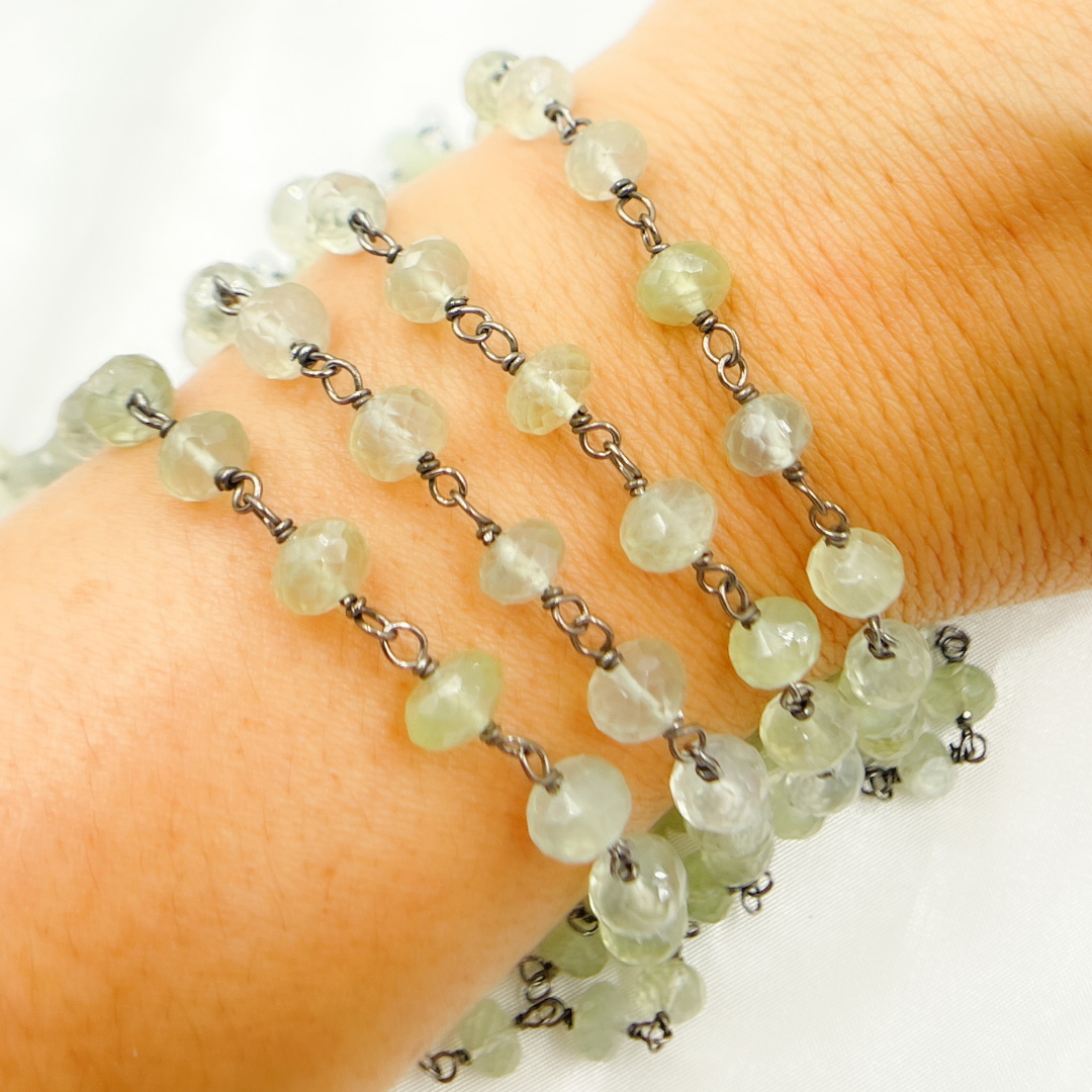 Prehnite Oxidized Wire Chain